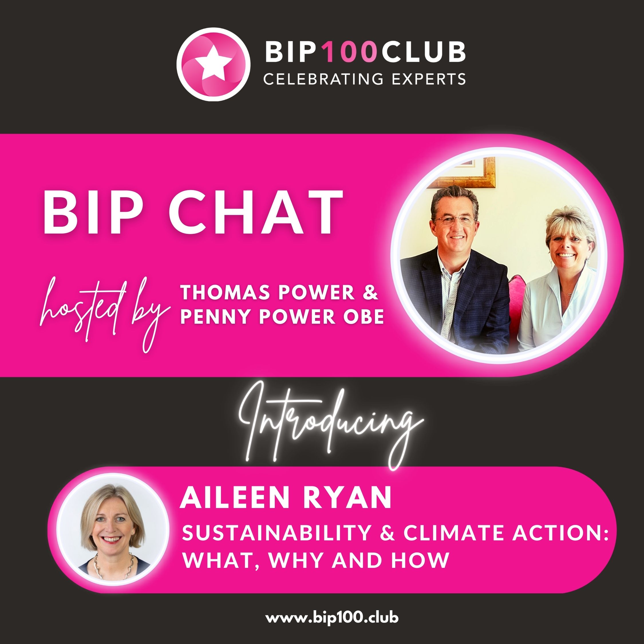 BIP Chat with Aileen Ryan - Sustainability and Climate Action – what, why and how