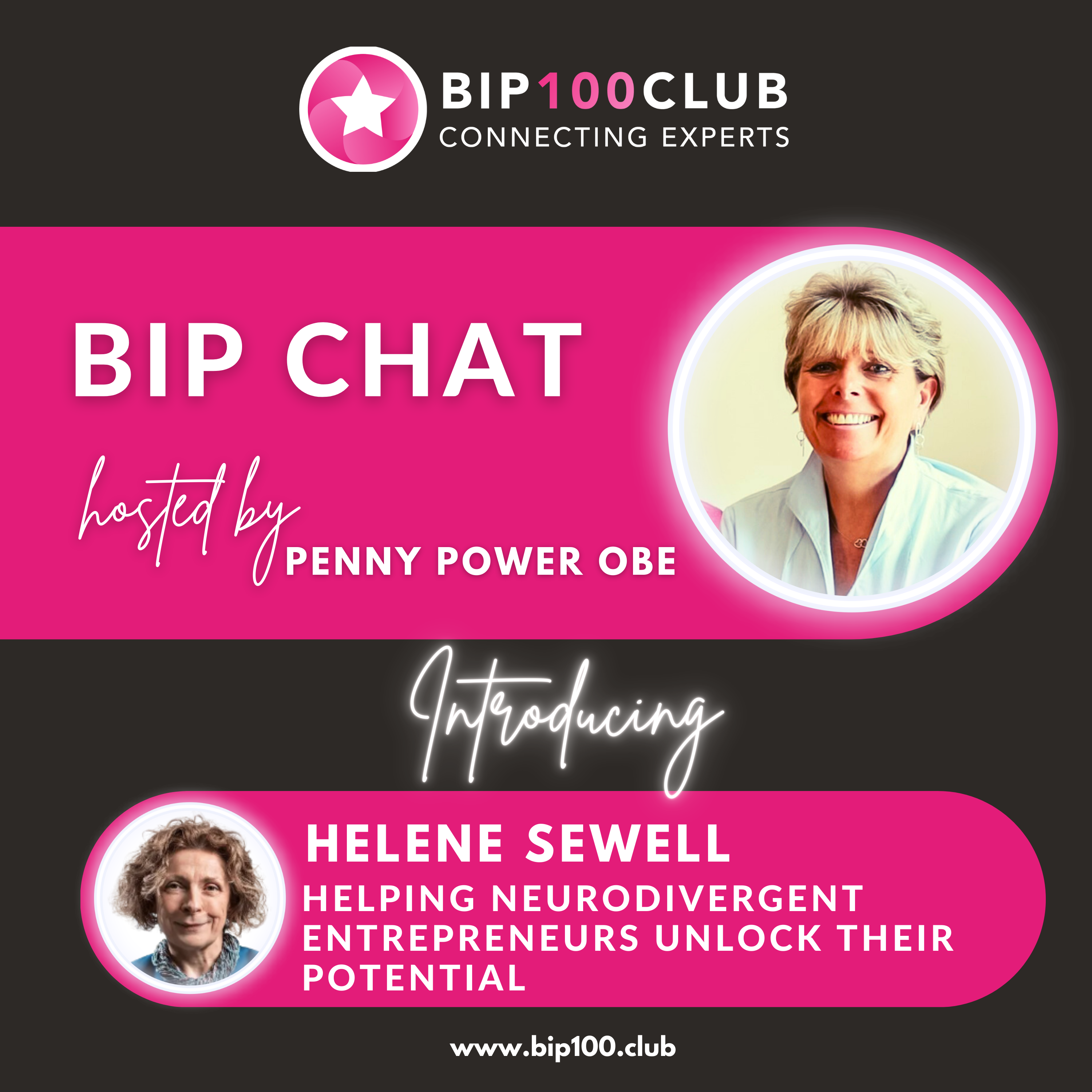 BIP Chat with Helene Sewell - Helping neurodivergent entrepreneurs unlock their potential