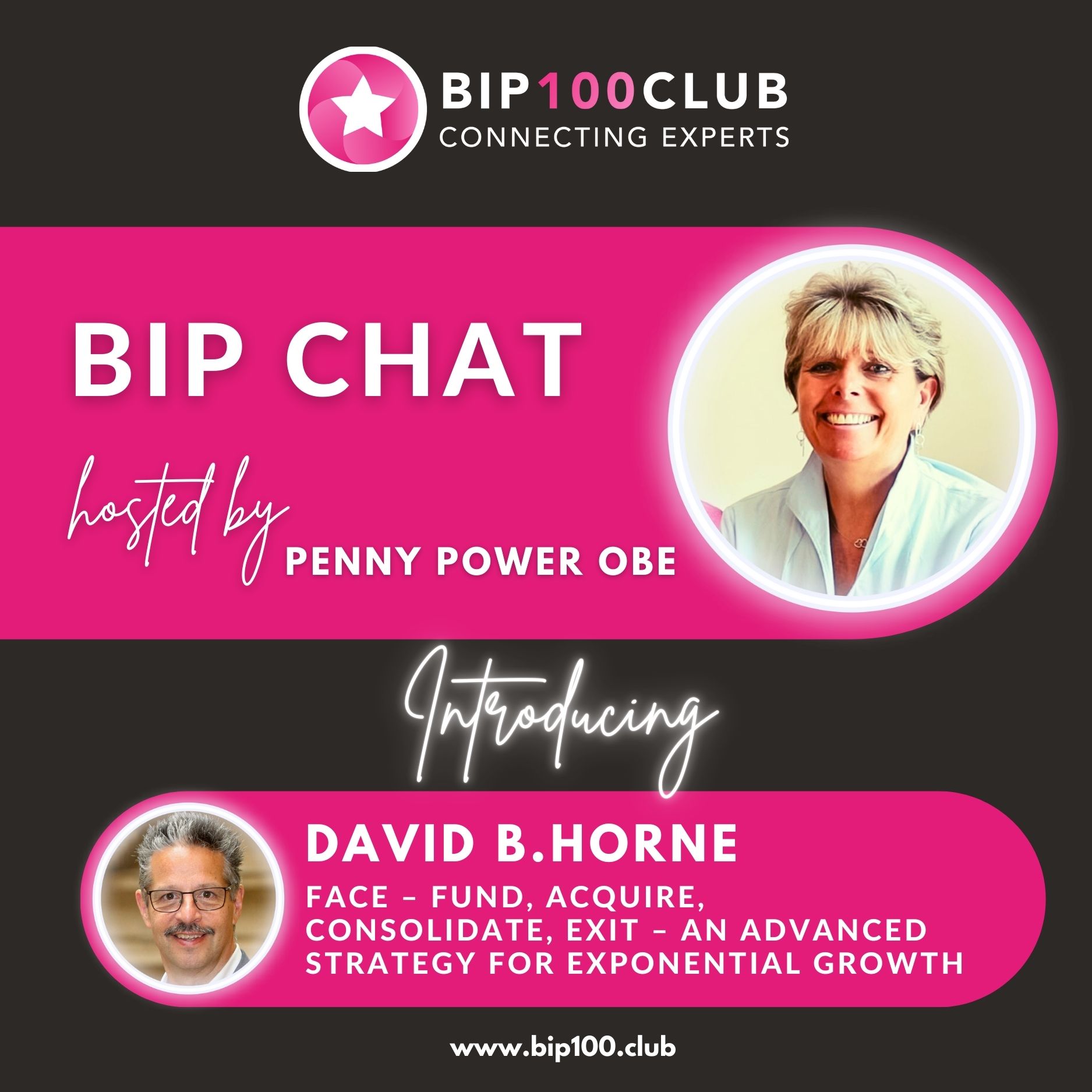 BIP Chat with David B. Horne: FACE – Fund, Acquire, Consolidate, Exit – an advanced strategy for exponential growth