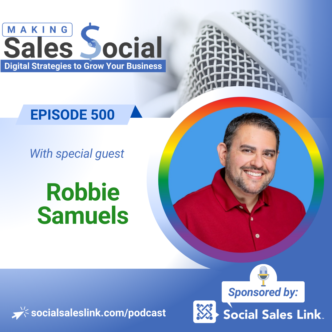 From Shelf to Sales: Turning Your Book into a Business-Building Machine with Robbie Samuels — Making Sales Social Podcast cover