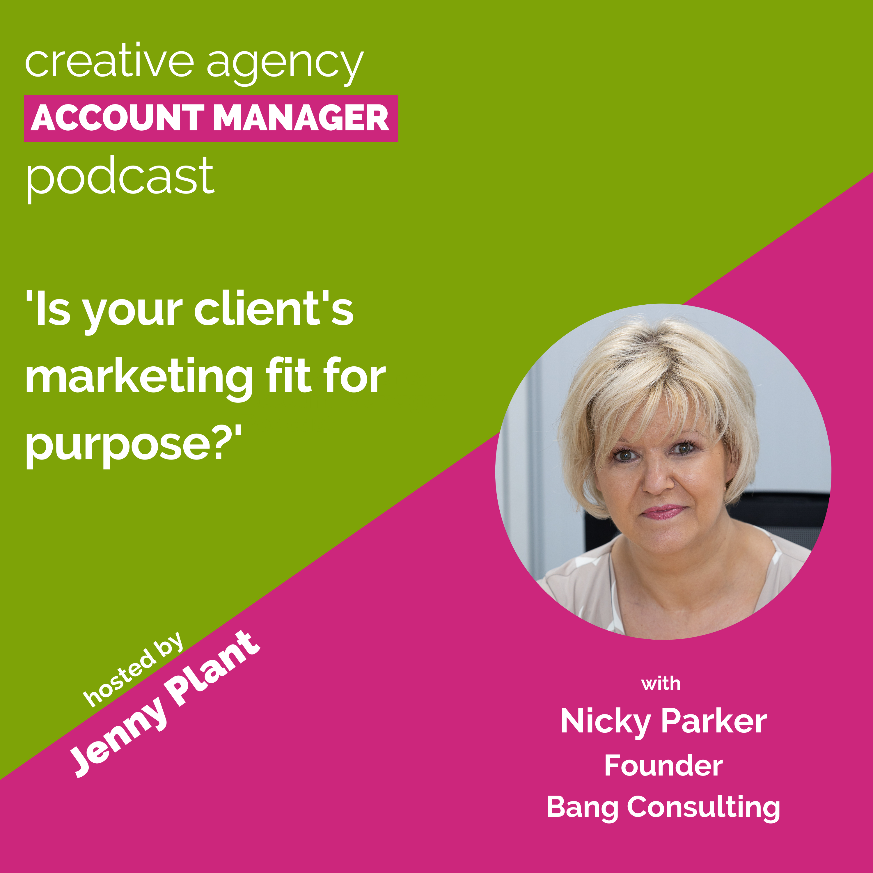 cover of episode Is your client's marketing fit for purpose?, with Nicky Parker